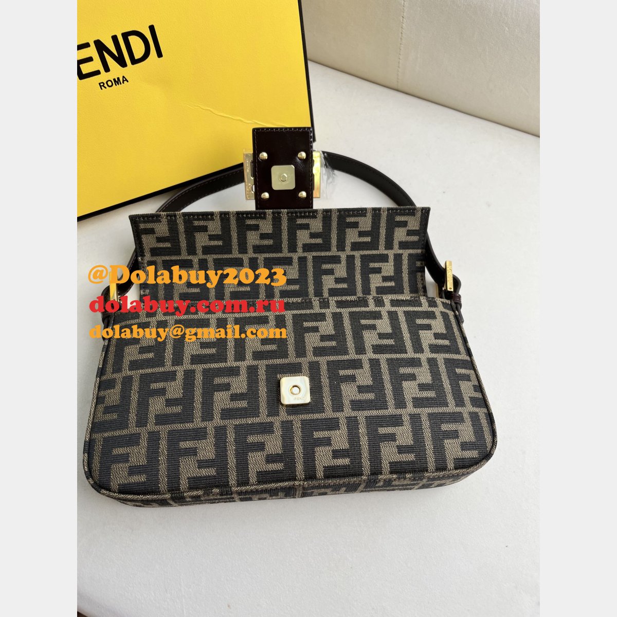 perfect 1:1 mirror F**di baguette handbag