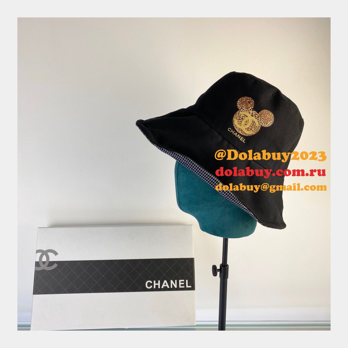 Wholesale CC new double-sided wearable Mickey fisherman hat