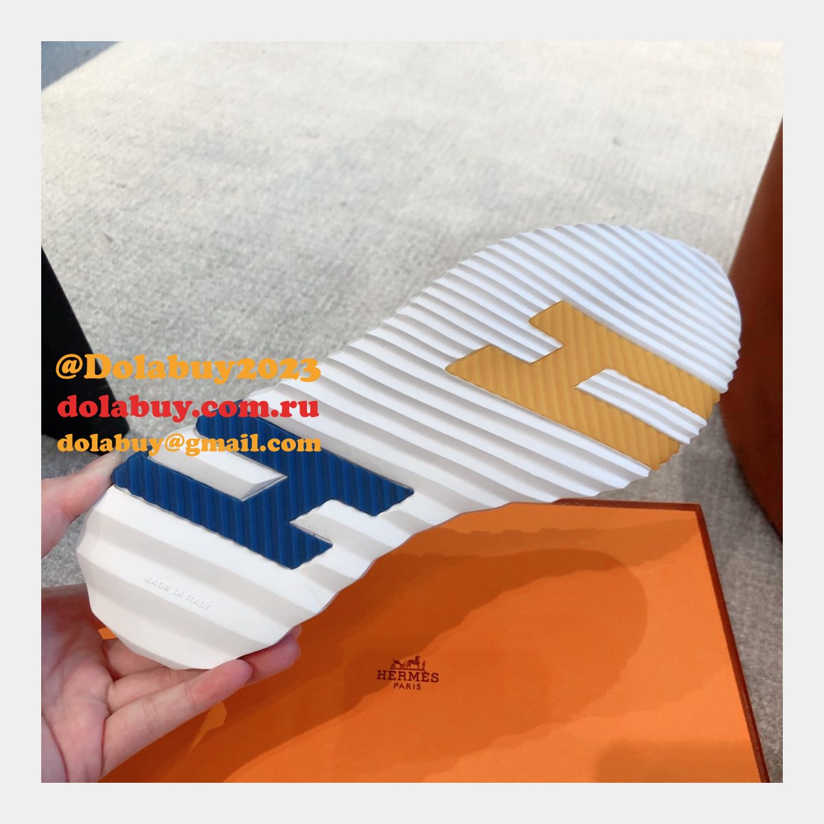 Fashion Designer Hermes WOMEN/MEN BOUNCING SNEAKER