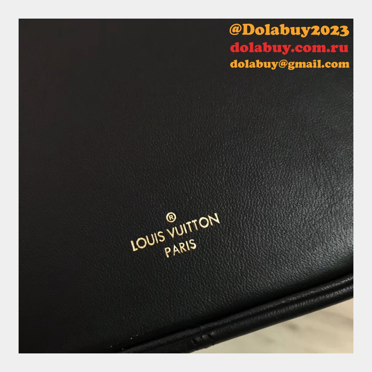 Fashion M43510 Louis Vuitton Petite Boite Chapeau Monogram Black/Brown