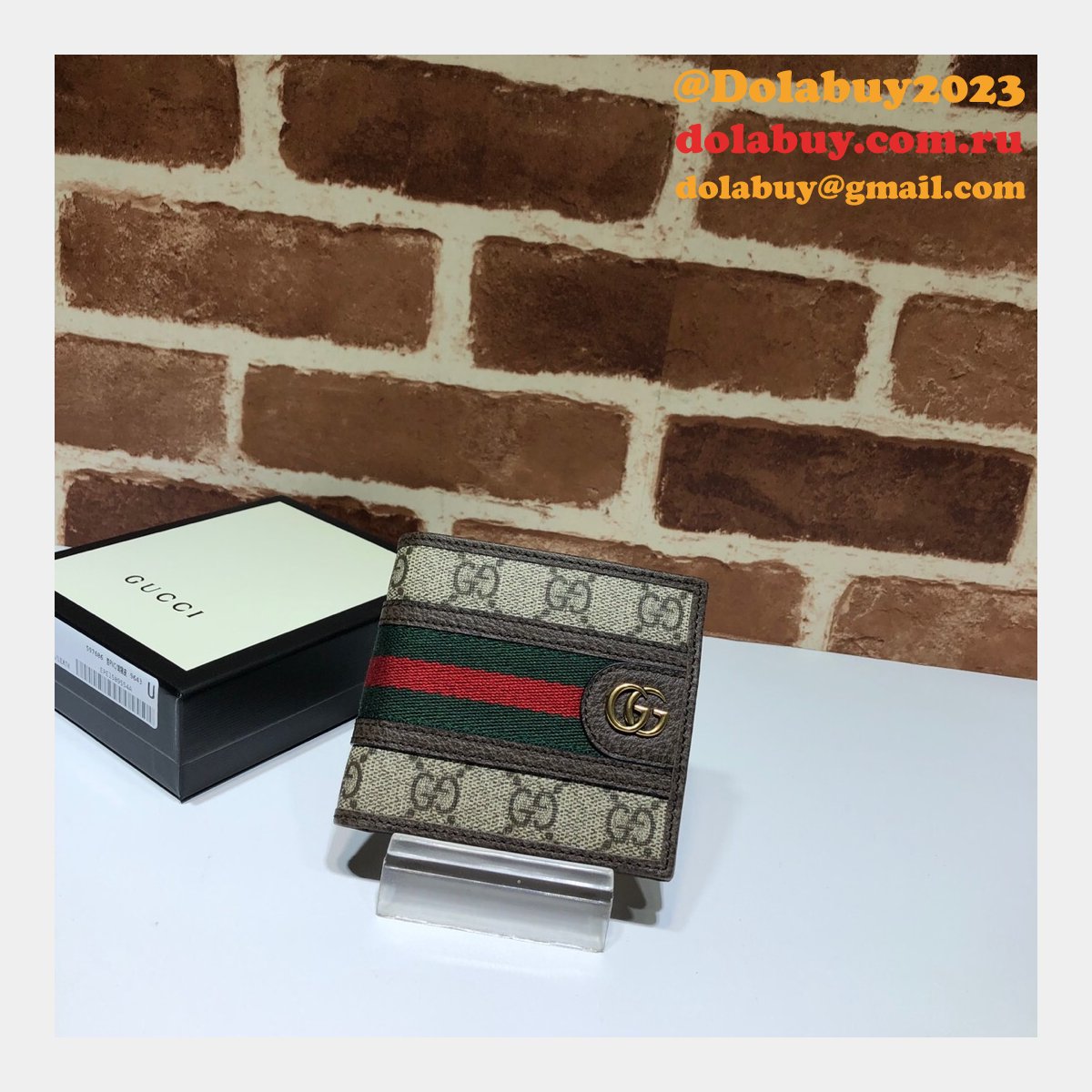 G*u*i replica bags gg supreme ophidia wallet 597606 online