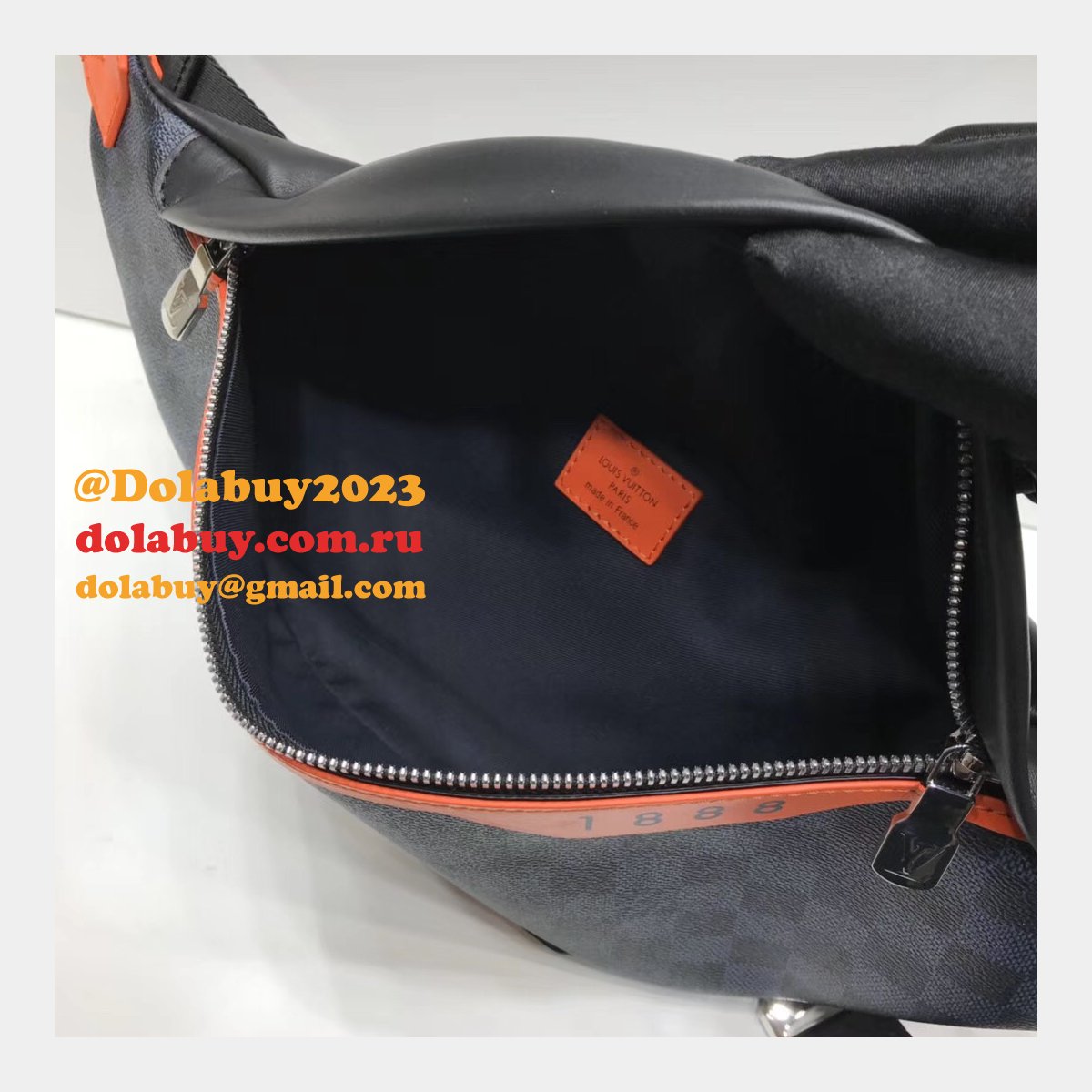 High Quality LV Discovery Bumbag Damier Cobalt Canvas N40161 Bag