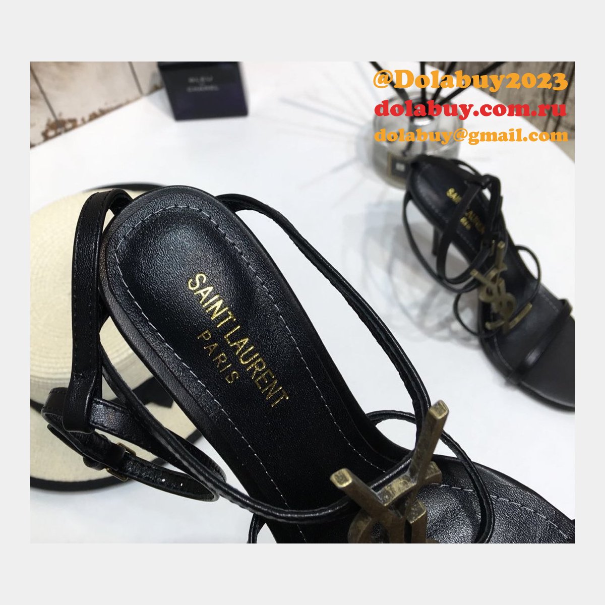 Saint Laurent High Heel Sandals 001