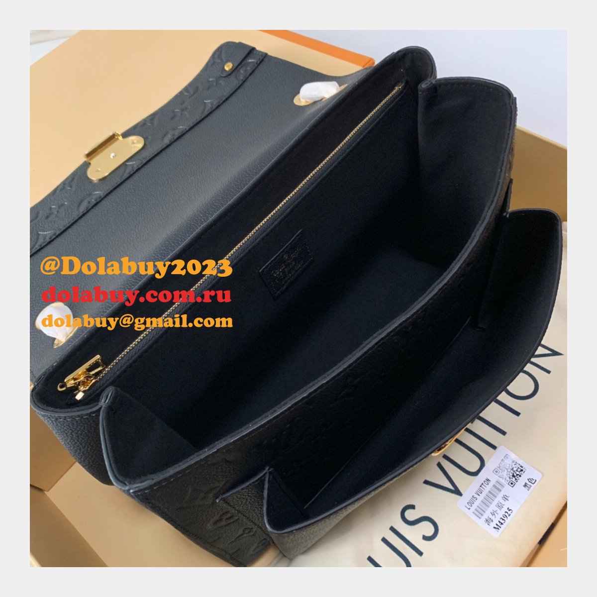 Replica High AAA+ Louis Vuitton M44150 Vavin Black Bags