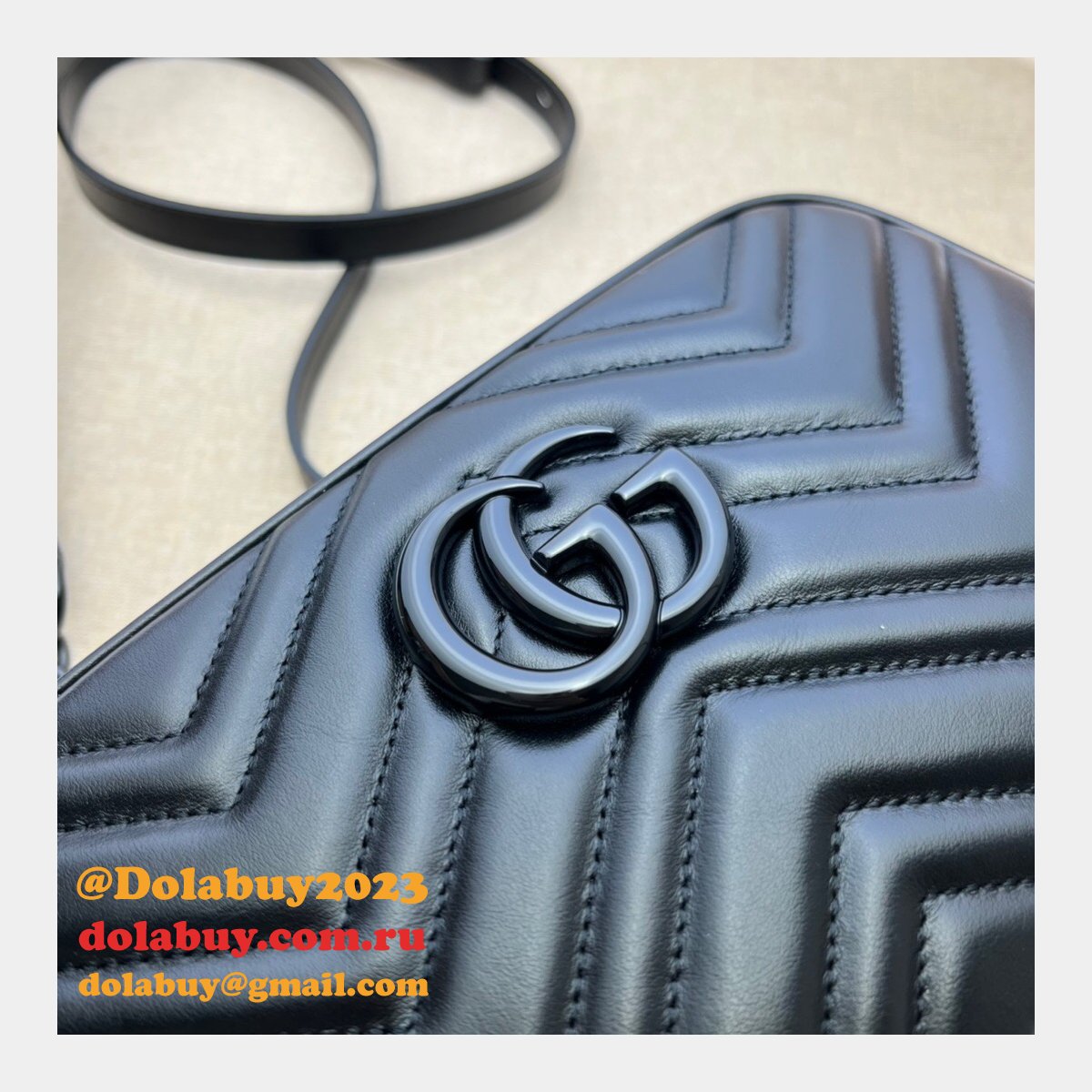 designer knockoff G*u*i 447632 gg marmont shoulder bag