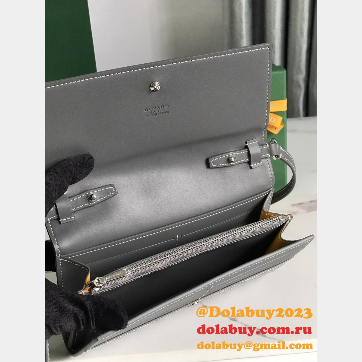 1:1 Mirror Goyardine 02019 Goyard Varenne Replica Wallet