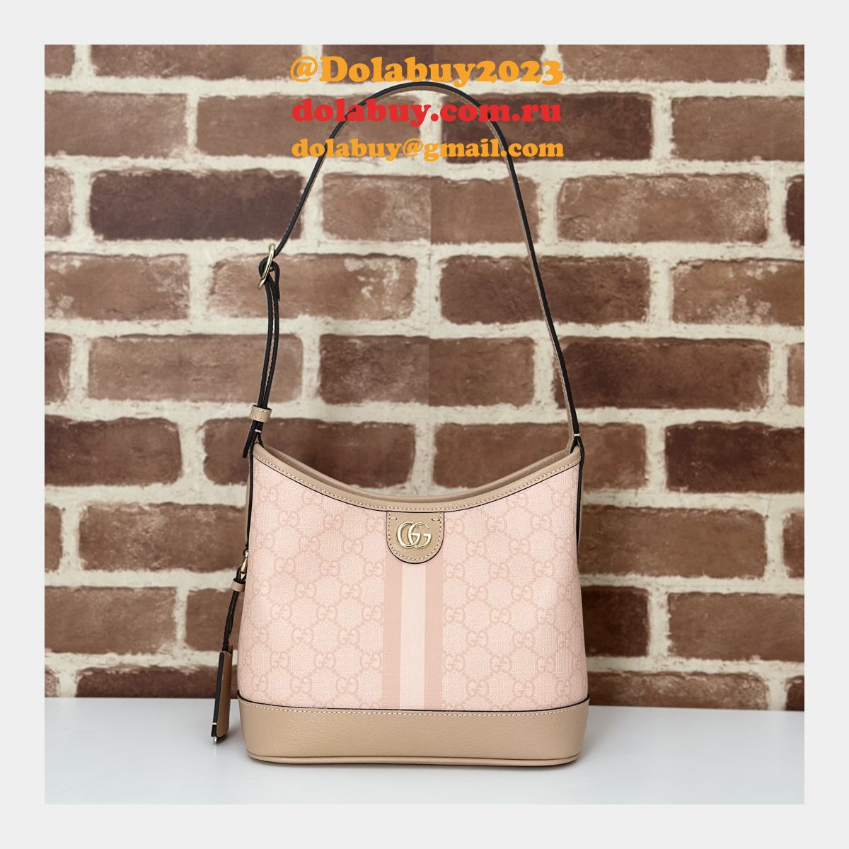 ophidia G*u*i knockoff half moon 781402 gg small shoulder bag