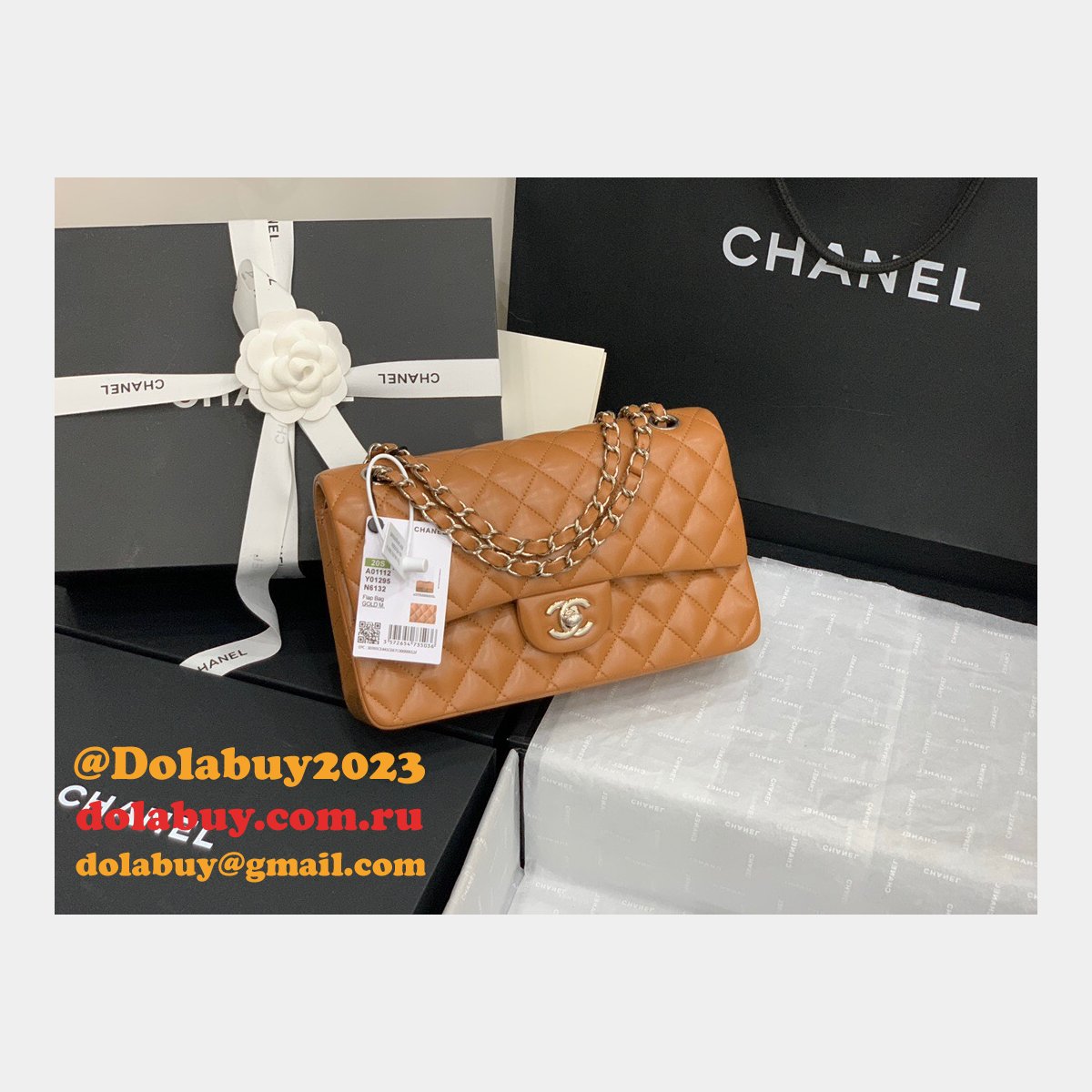 Wholesale Best Replica Lambskin CF1112 25CM Handbags Online China Sale