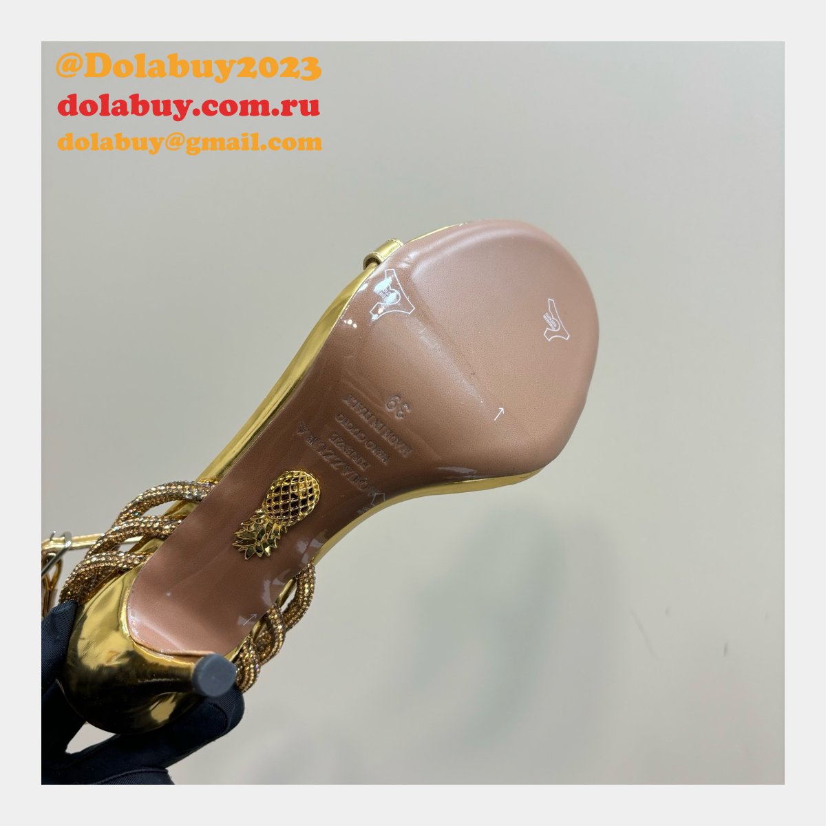 Top Quality AAA+ Aquazzura High-heeled Sandals 10CM