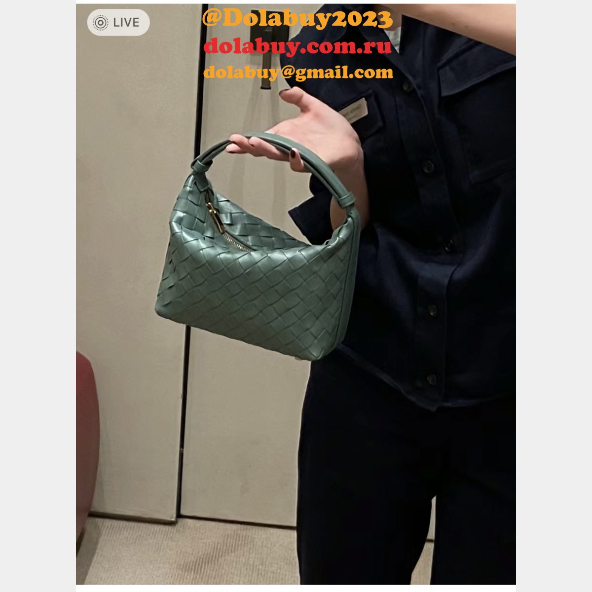 Top Quality BOTTEGA VENETA intrecciato happa hobo bag
