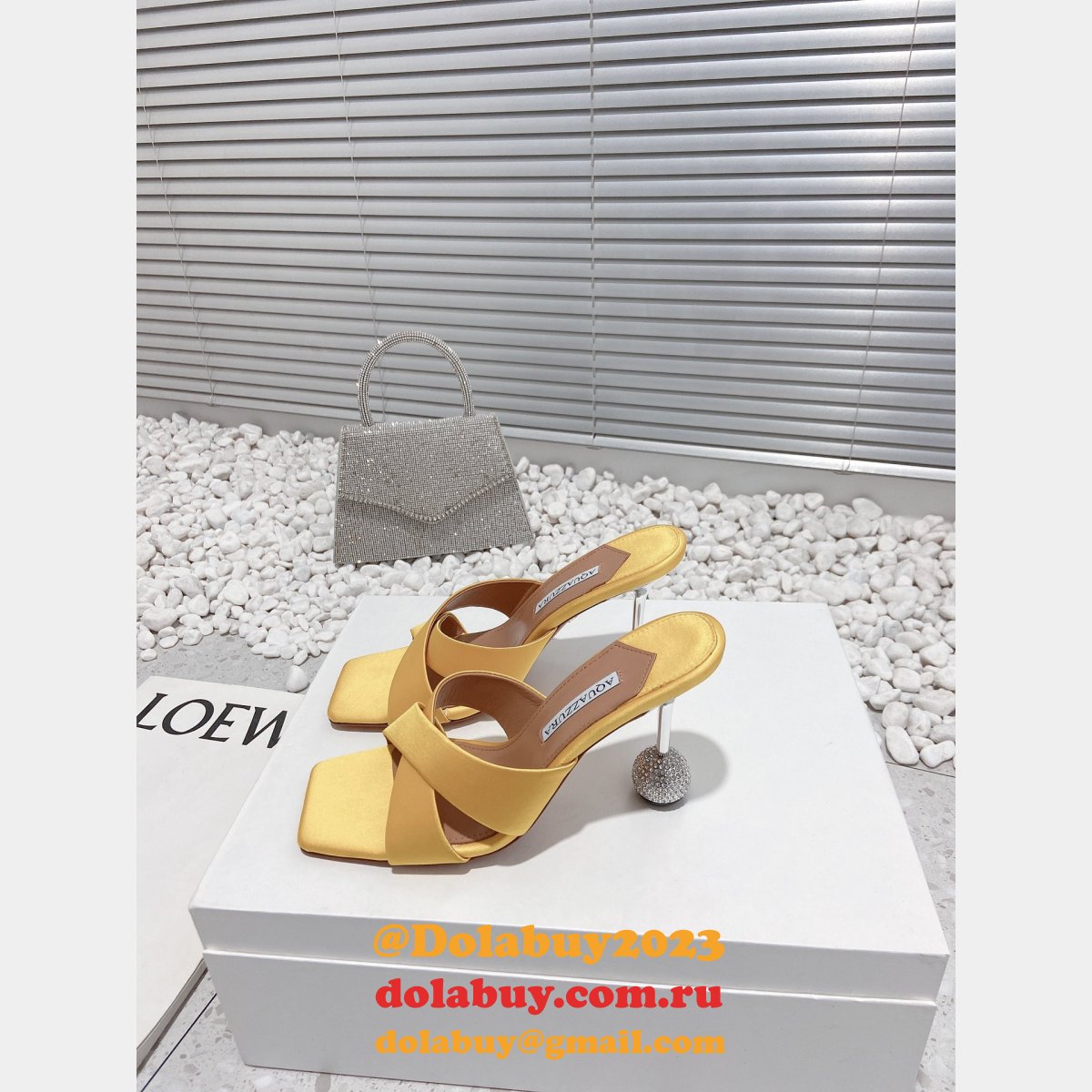 The Dolabuy Aquazzura high-heeled sandals Buying Fake 1:1 Mirror Shoes