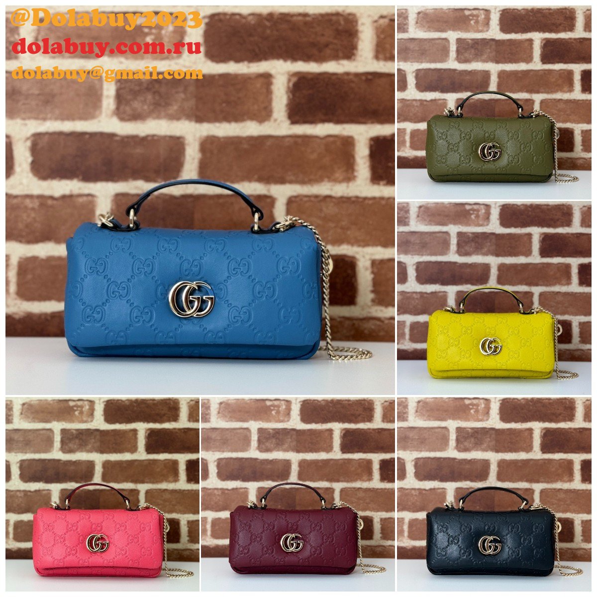 Gucci Duplicate GG Milano 806017 Top Handle High Bag