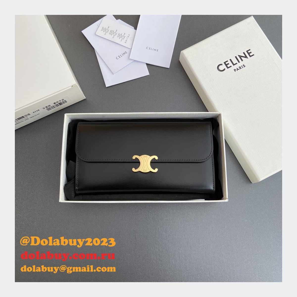 7 Star celine TRIOMPHE 1:1 Mirror wallet