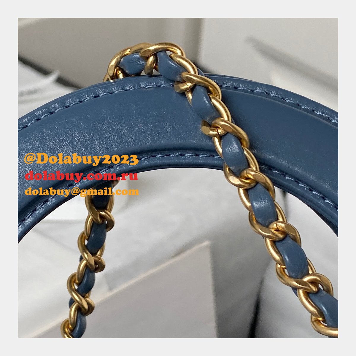 High Quality Shiny Aged Inspired Shopping AS4416 Fake Bag