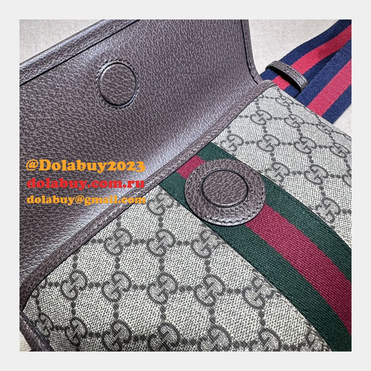 ophidia gg perfect G*u*i 752597 belt ebony supreme replica bag