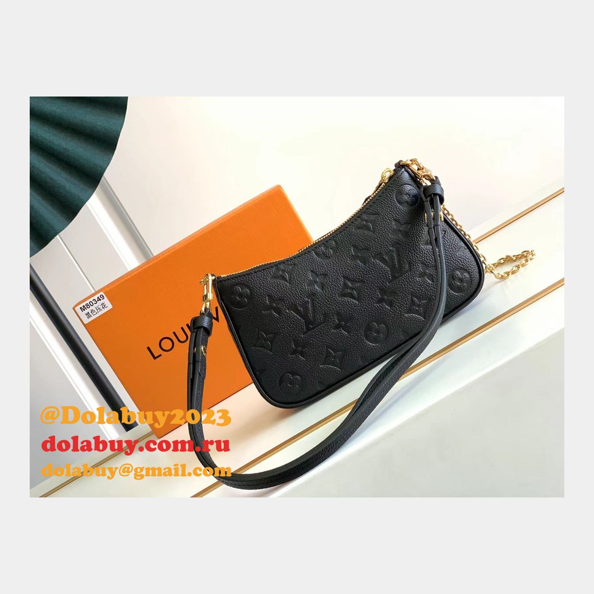 Louis Vuitton Wholesale M81066/M80349 Small Leather Goods Easy Pouch On Strap