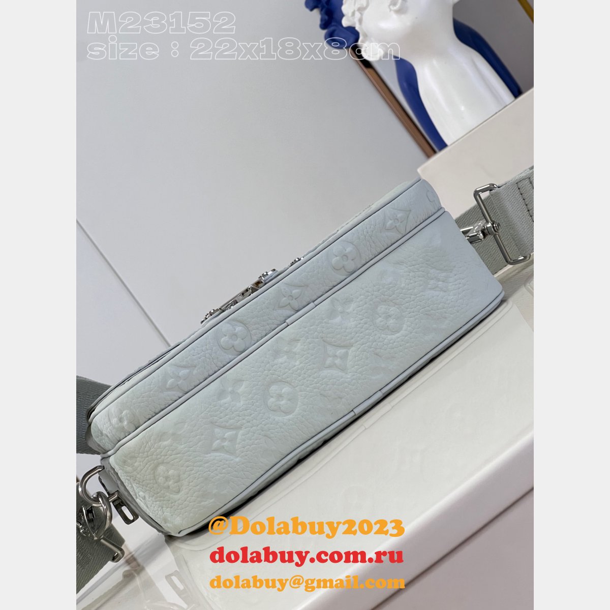 S-Lock Messenger Monogram Taurillon M23152 Louis Vuitton Replica Bag