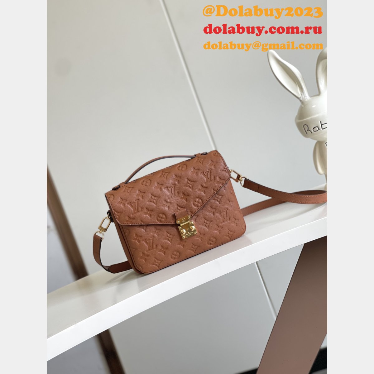 AAA+ Louis Vuitton Pochette Métis Monogram M41487 Marron