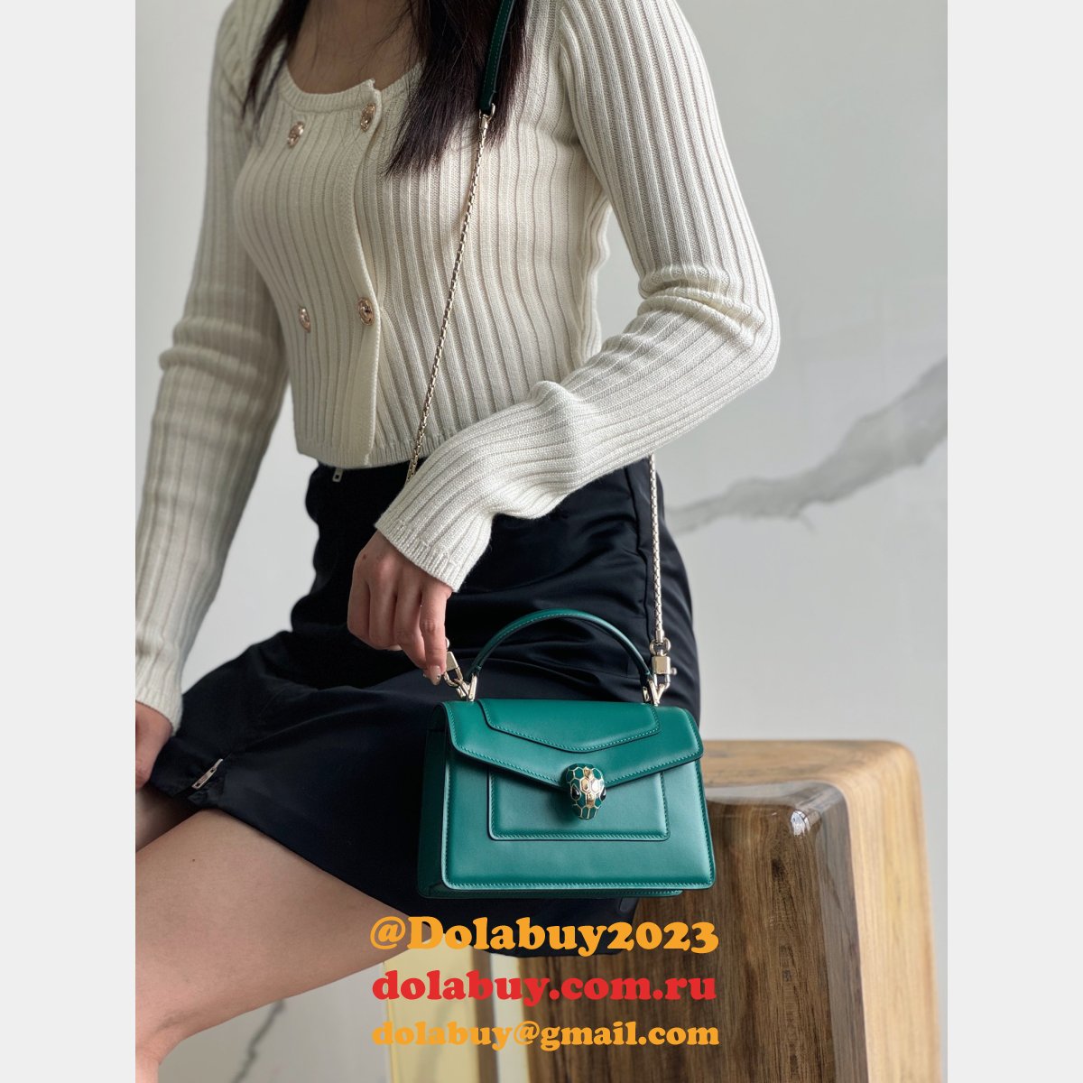 7 Star BVLGARI SERPENTI FOREVER BAG 293666