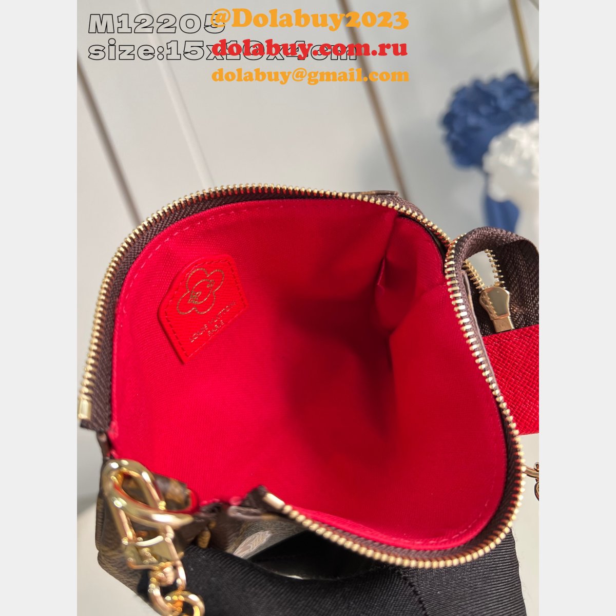 Louis Vuitton Wholesale Pochette Accessoires Monogram M12205 Luxury Bag