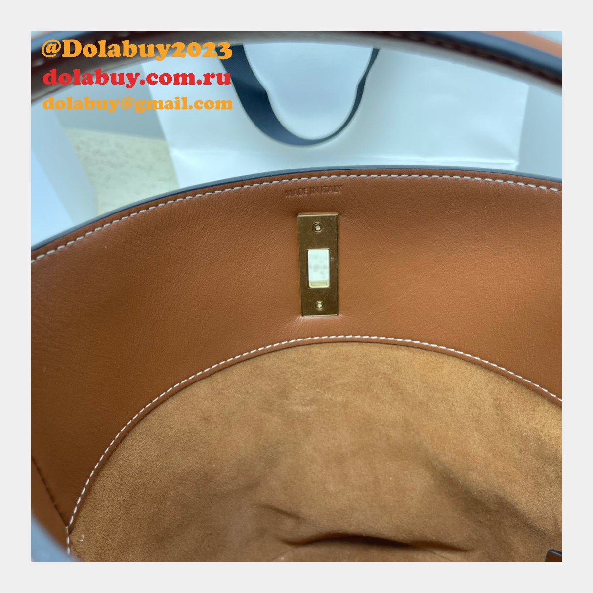 UK Celine Perfect Fake Quality Teen Bucket Triomphe Bag