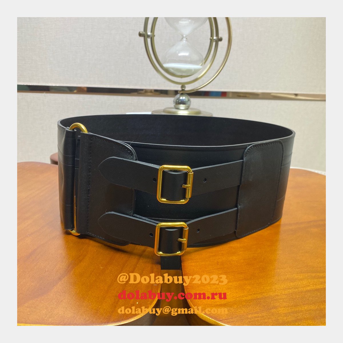 Buy Replica Christian Louboutin Leather 10cm Belt
