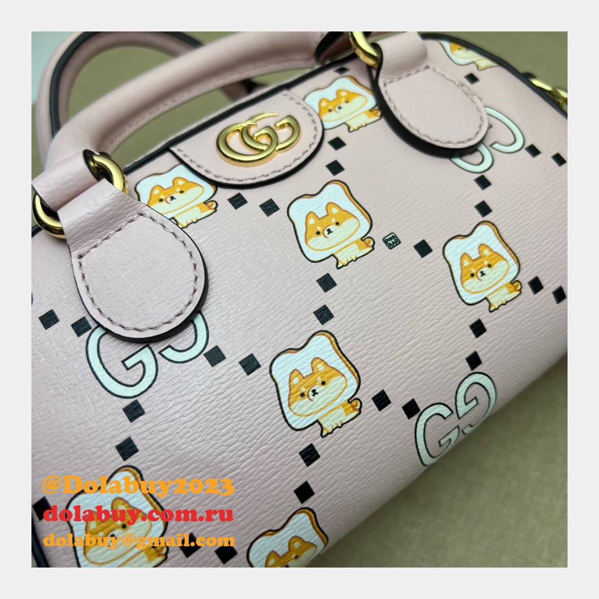 replica G*u*i 724606 ophidia gg animal print high quality bag