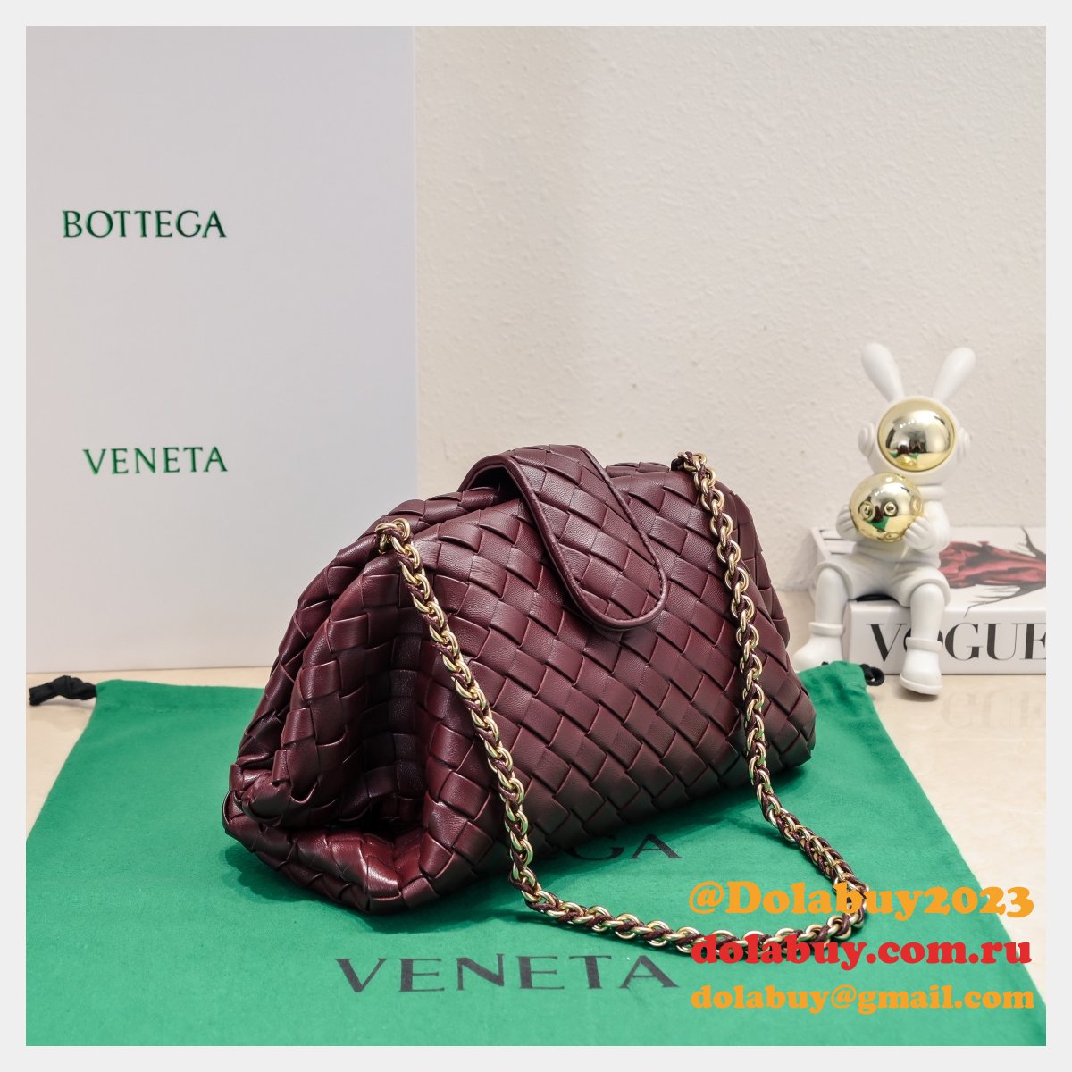 Top Quality Bottega Veneta Teen Lauren 1980 With Chain