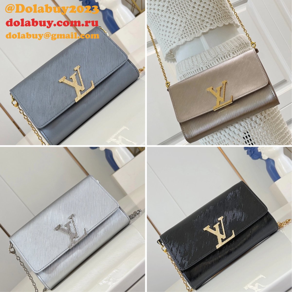 Louis Vuitton Pochette Louise Epi Top Quality M23756 Bag