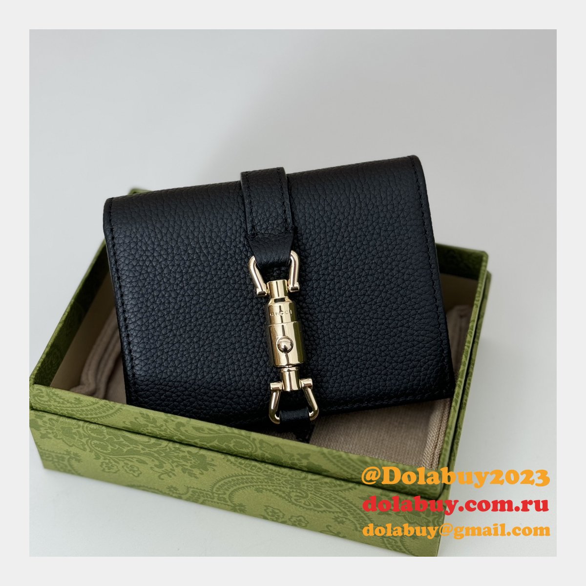 perfect G*u*i knockoff jackie 1961 card case wallet 645536