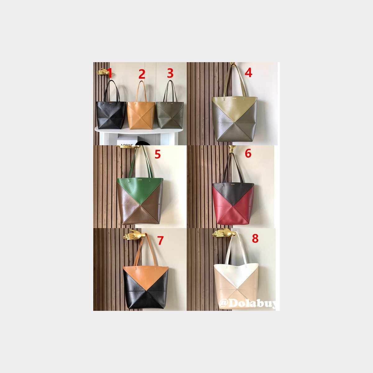 High Quality loewe puzzle Fold Medium tote bag 31CM