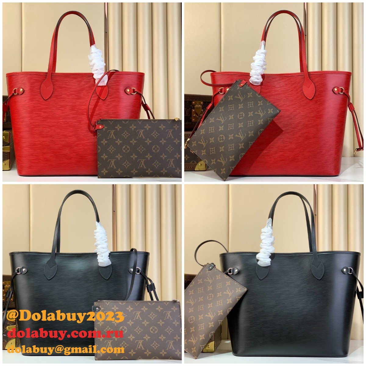 Outlet Louis Vuitton Replica Tote Neverfull M11930 M12755 Bag