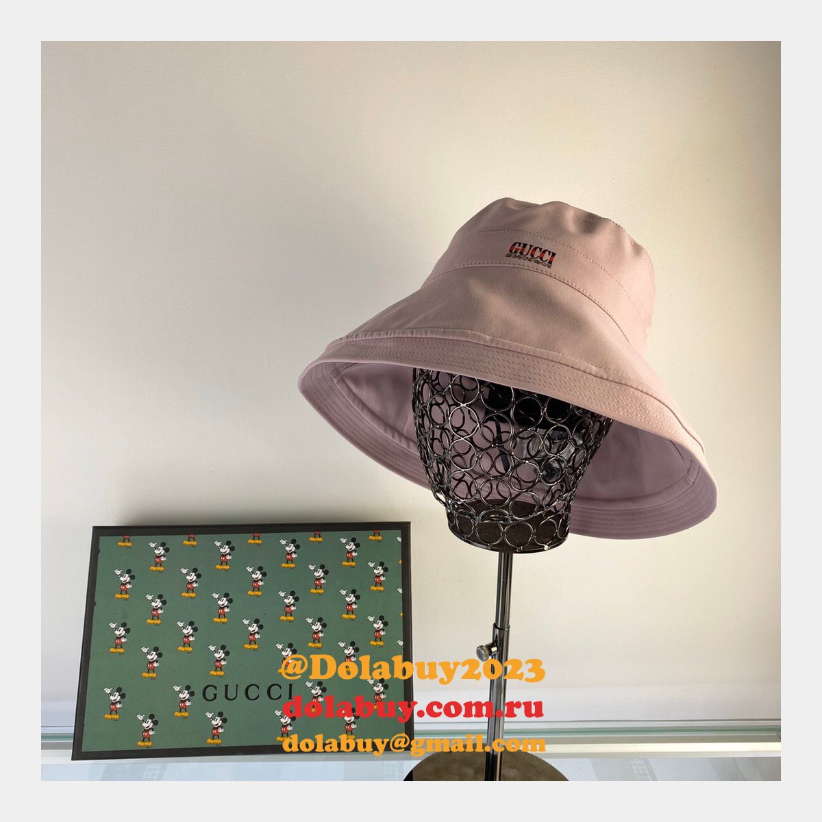 luxury G*u*i foldable simple fisherman hat