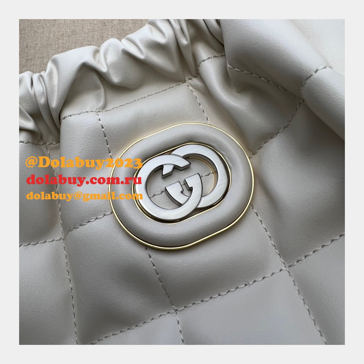 G*u*i luxury deco top quality 746210 tote fake bag