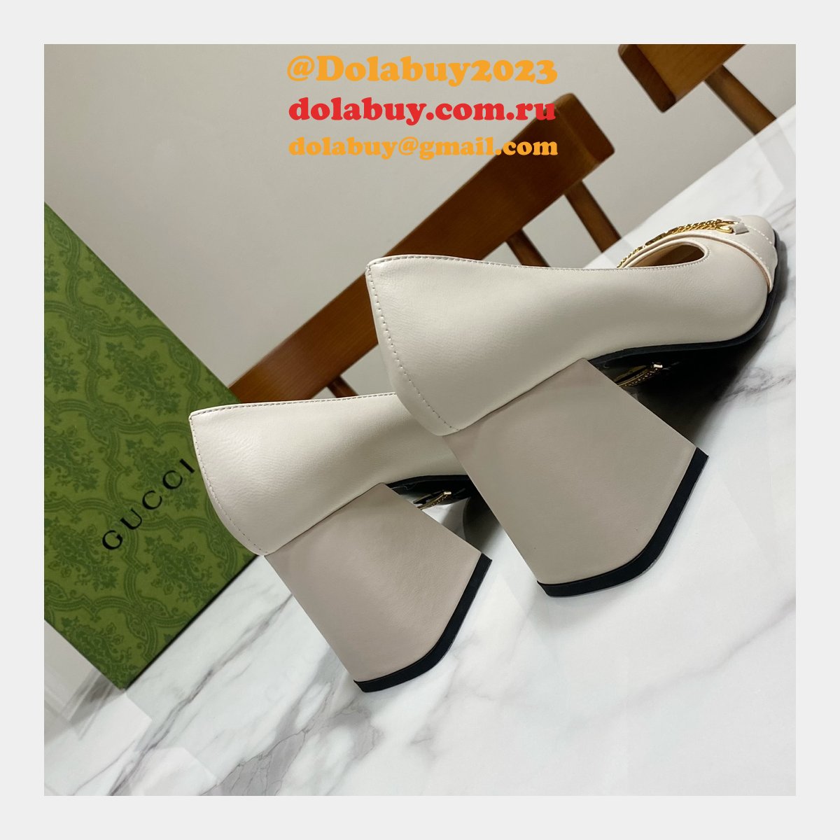 high quality G*u*i cheap replica single shoes