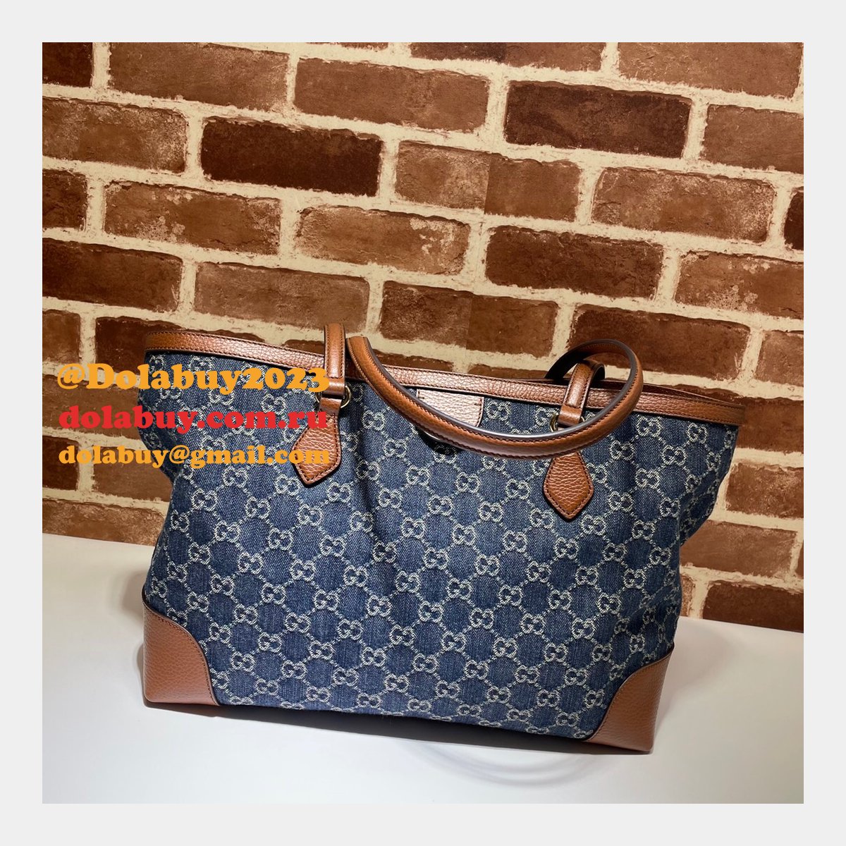 dark blue knockoff G*u*i ophidia gg medium tote 631685 bag