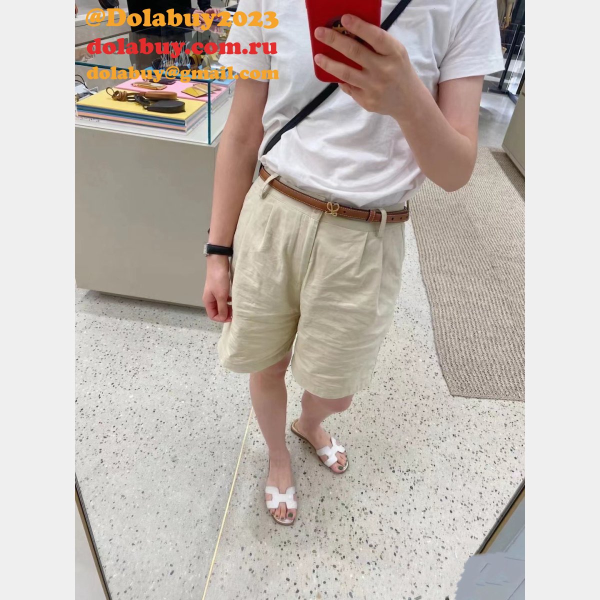 Wholesale Loewe Women Belt 1:1 Mirror Smooth 1.5cm Width