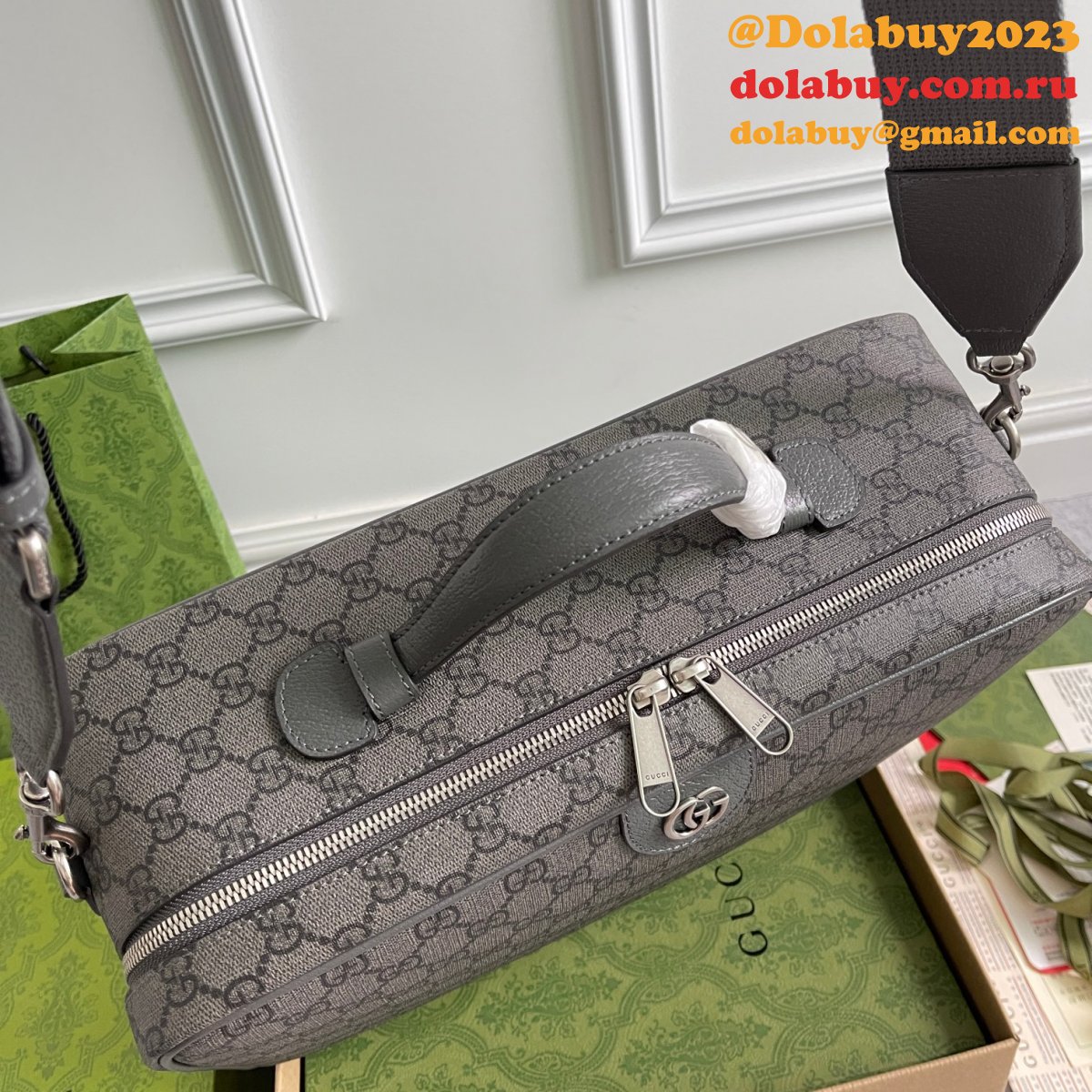 top quality G*u*i savoy shoe case supreme 752587