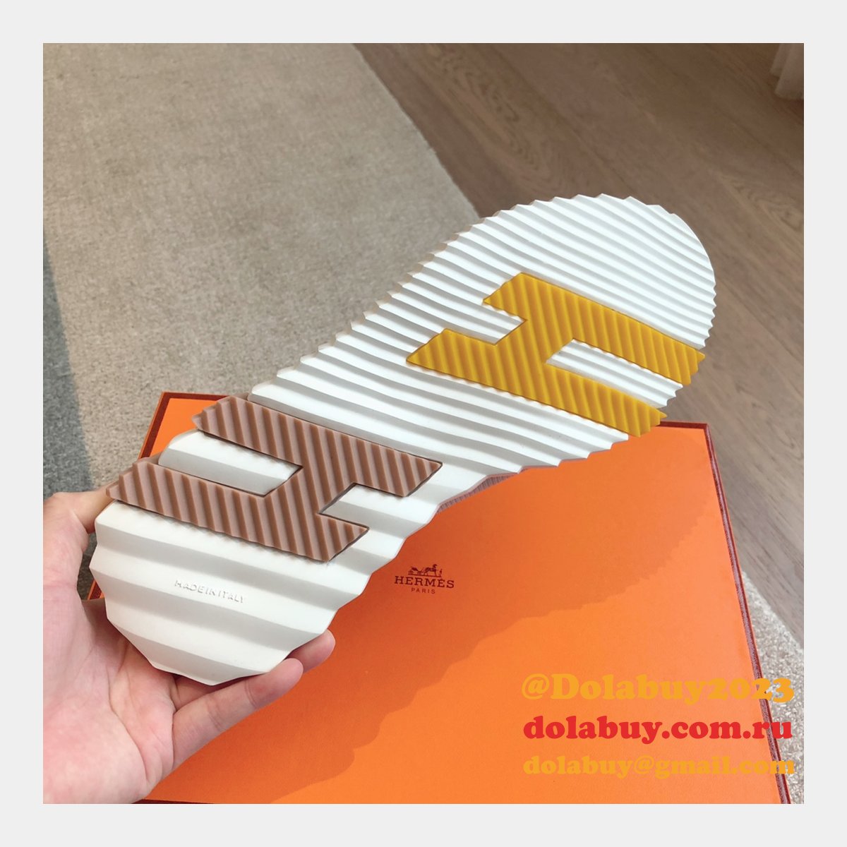 Wholesale HERMES MEN BOUNCING SNEAKER