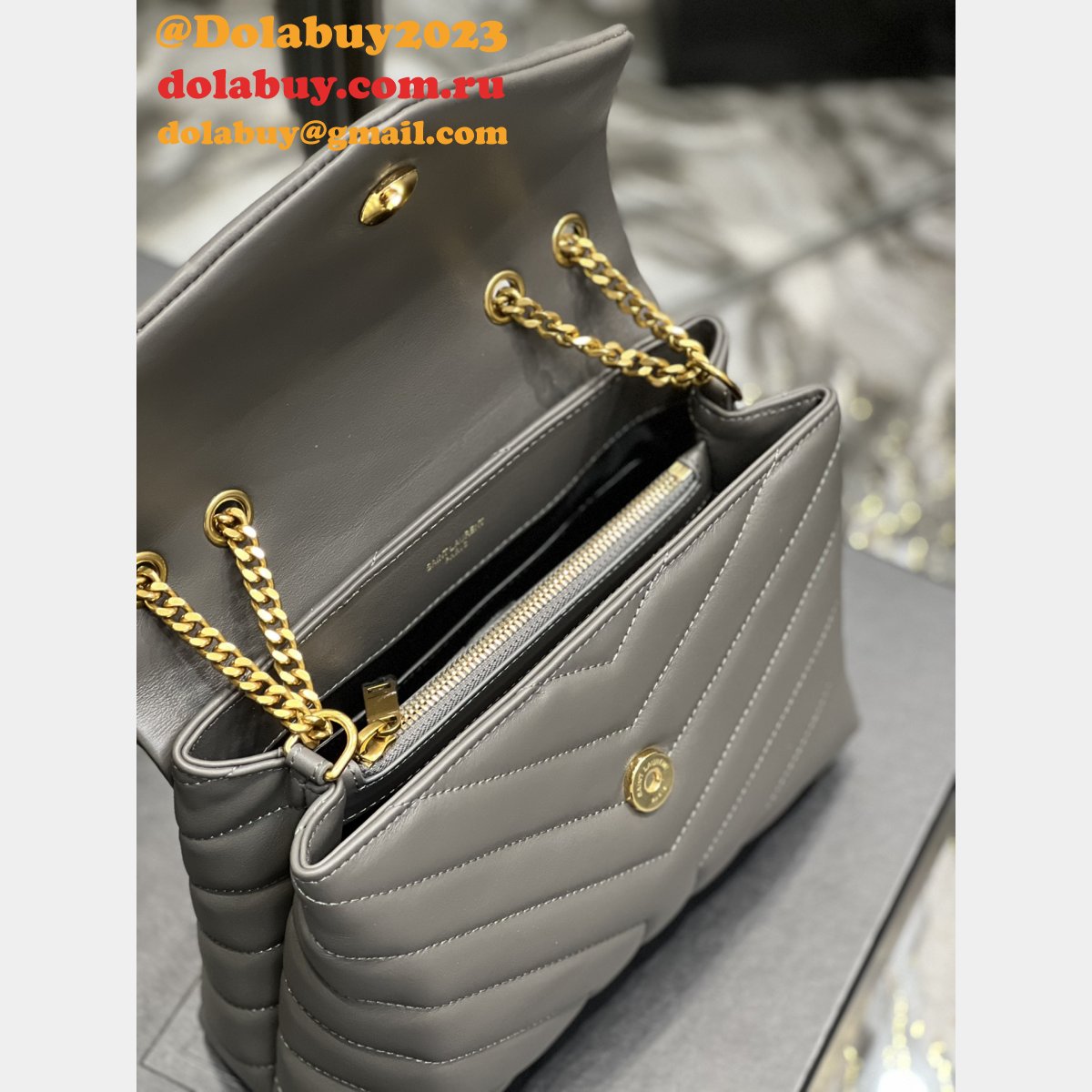 Fashion Perfect YSL LOULOU 494699 SHOULDER BAG 25CM