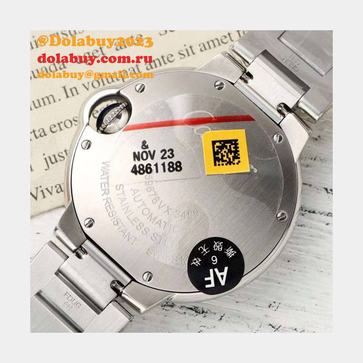 Cartier 33mm Ballon Bleu de Cartier watch