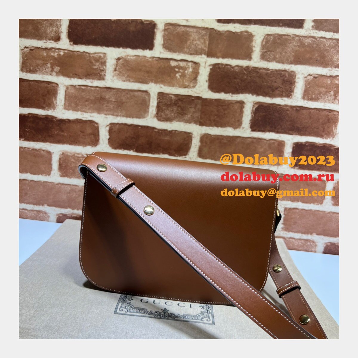 G*u*i 1:1 replica designer gg supreme 602204 1955 horsebit shoulder bag