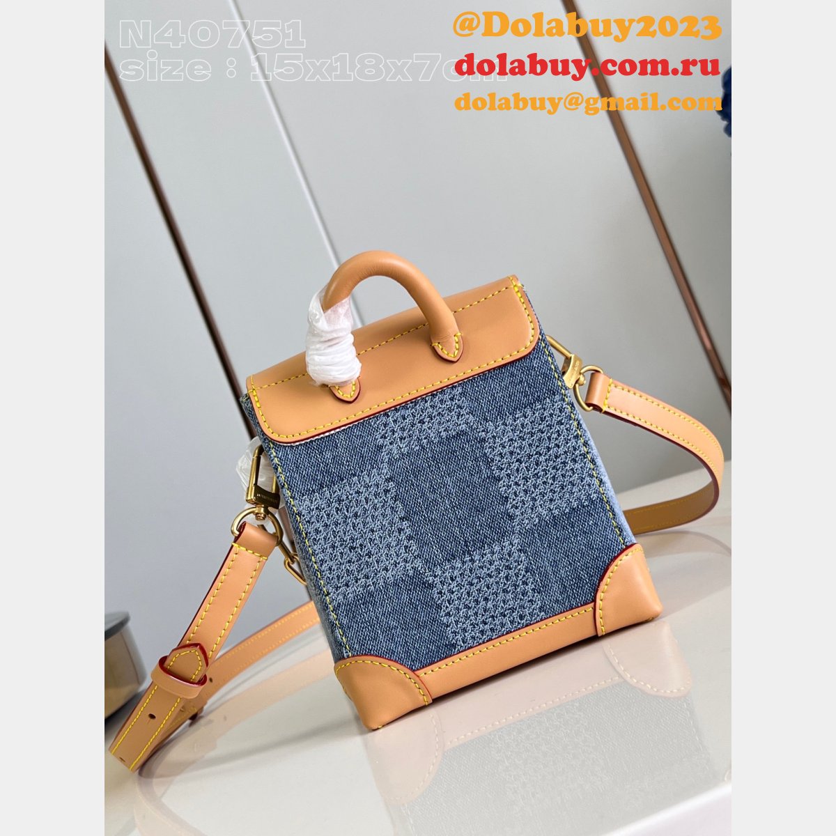Designer Knockoff Louis Vuitton Nano Steamer N40751 Bag