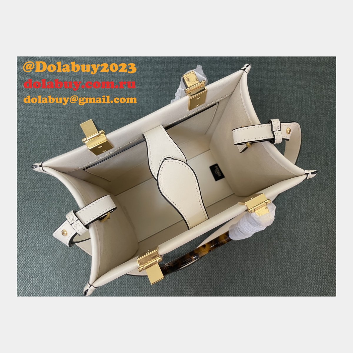 replica top quality F**di tote sunshine mini handbag