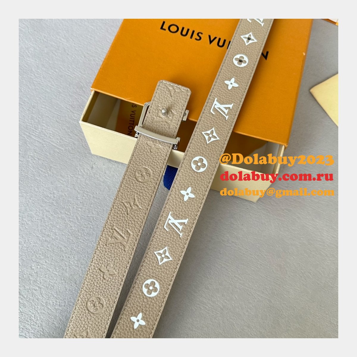 Duplicate LV Iconic 30mm Reversible Belt