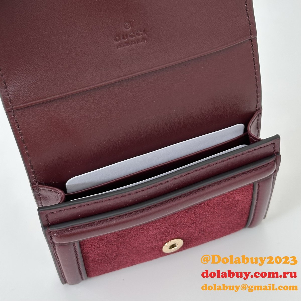 G*u*i wholesale 818795 blondie card case leather wallets