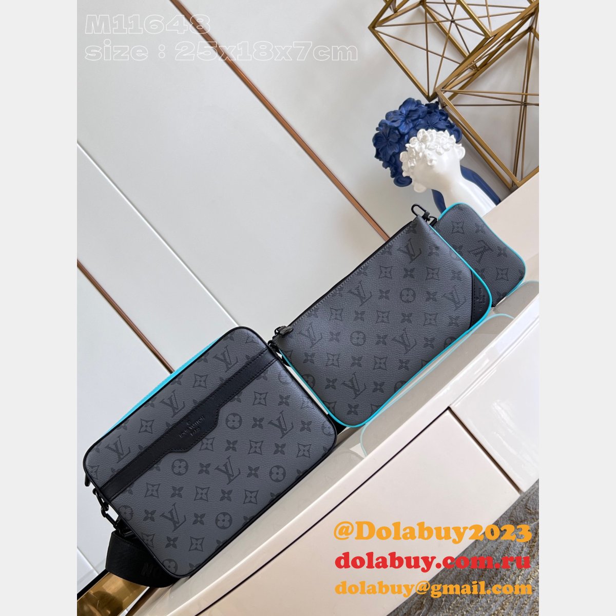 Luxury Trio Messenger Men M11648 Louis Vuitton Knockoff Bag