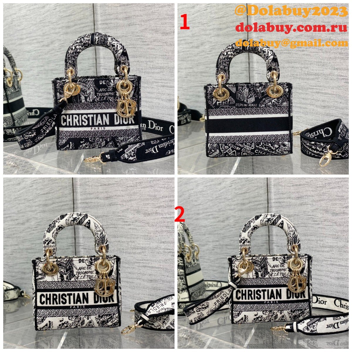 The Fashion Designer Christian Dior 17cm Bags For Sale