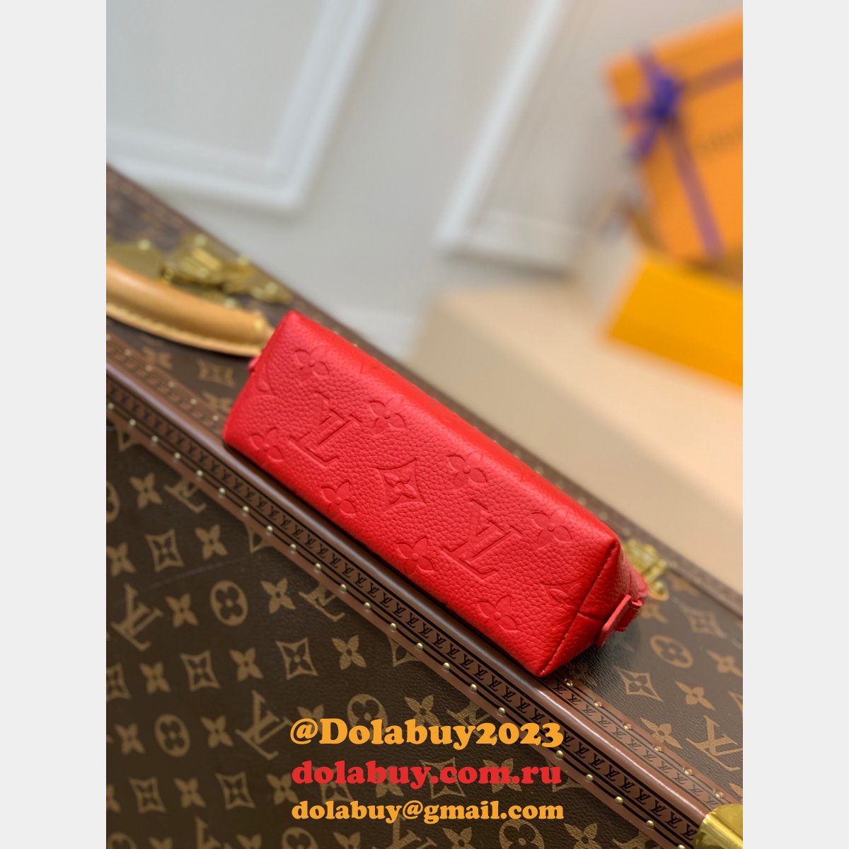 Louis Vuitton Fake M47515 Designer Makeup Bag Cosmetic Pouch