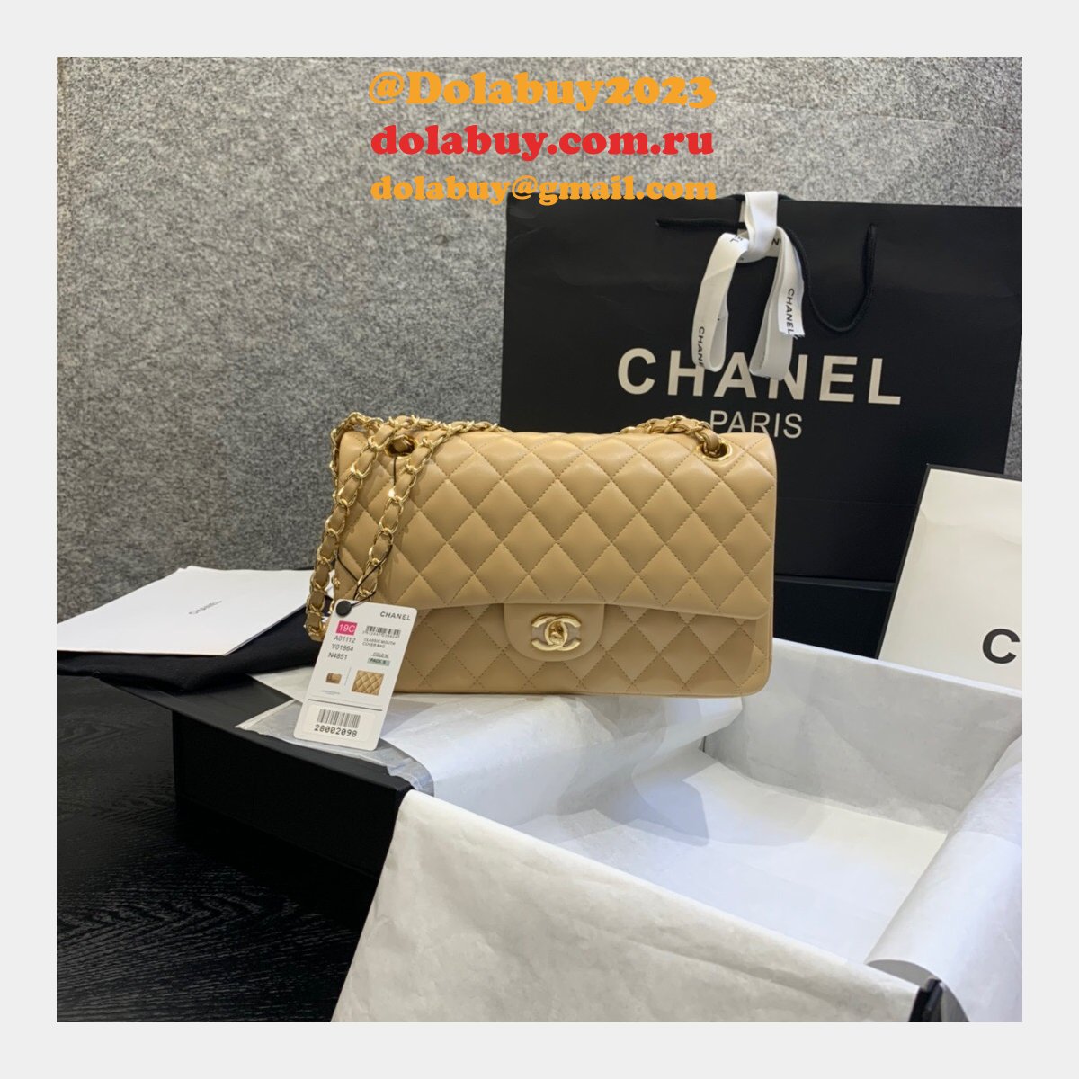 High Quality Replica Lambskin CF1112 Bags 25CM For Sale